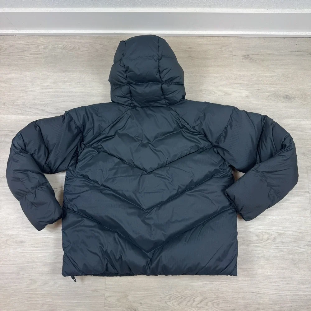 Nike Sportswear Windrunner Down Hooded Jacket Womens Medium Black IF2591 390